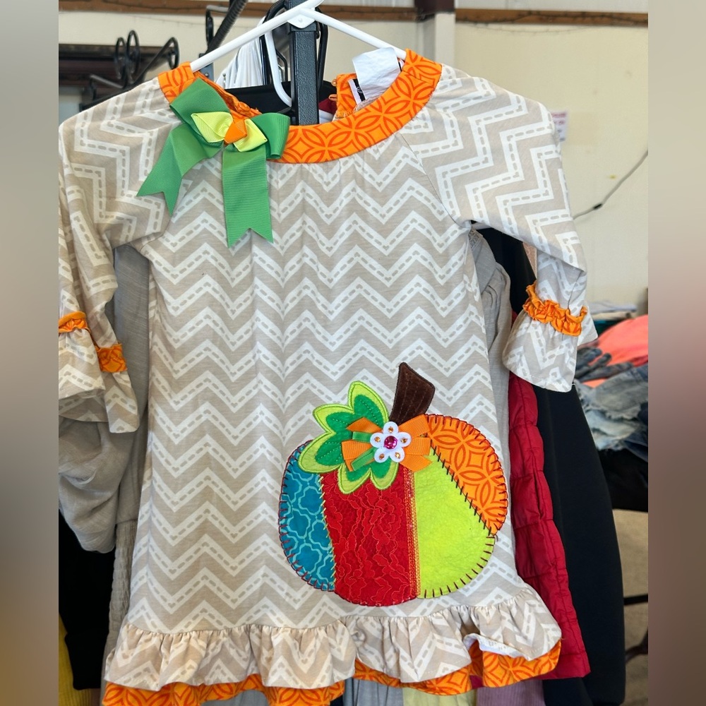 EMILY ROSE GIRLS PUMPKIN DRESS 5T